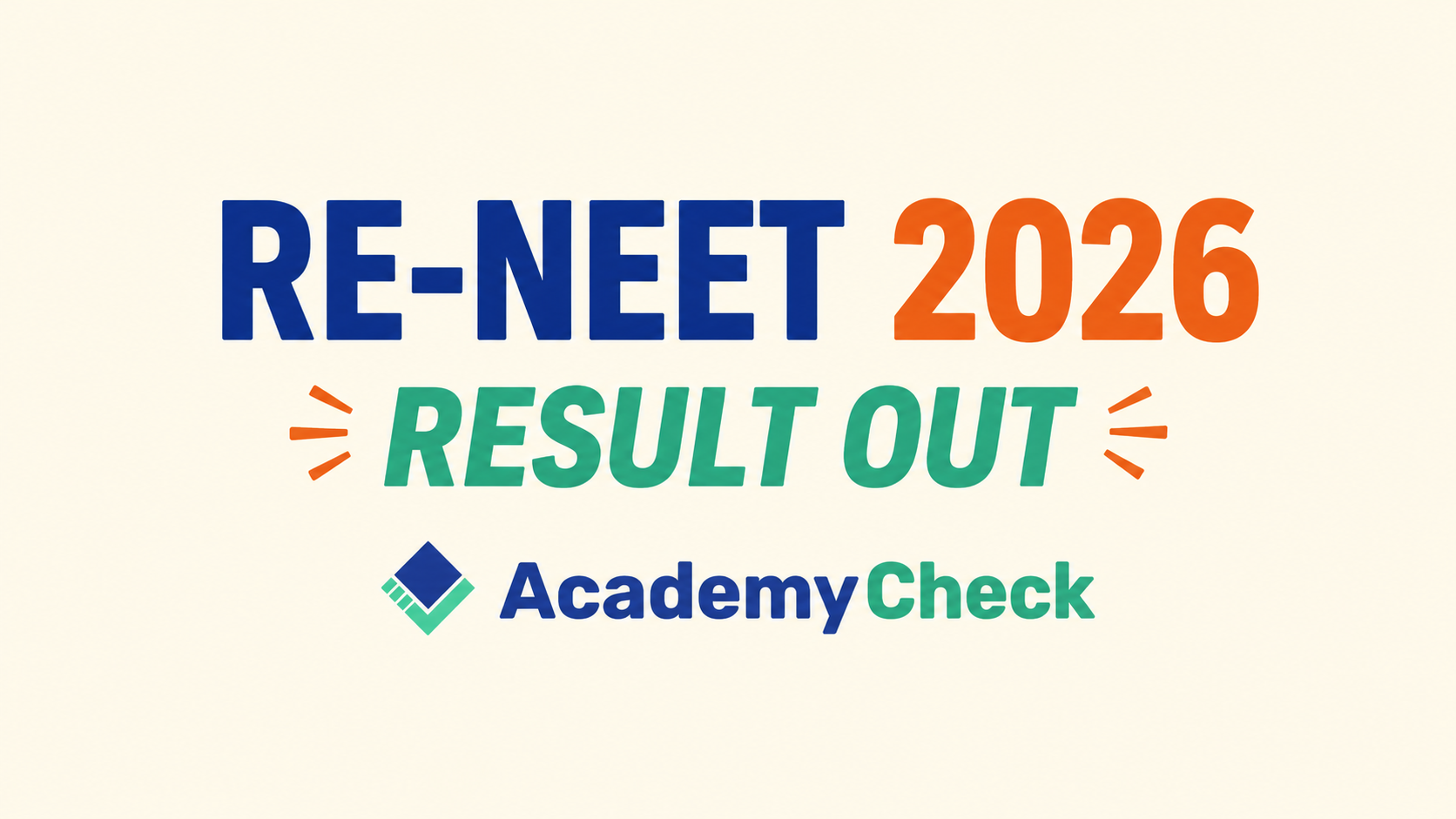 Re-NEET 2026 Result Out: Direct Link to Download Scorecard & Check Marks